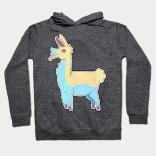 Cute Vector Llama Hoodie